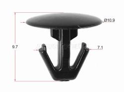 Клипса фиксатор HONDA (1 шт.)