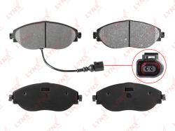 Колодки тормозные SKODA OCTAVIA 12-/VW GOLF 12-/PASSAT 08- передние BD-8042