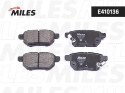 E410136 Колодки тормозные TOYOTA COROLLA 1.4 VVT-I 02>/AURIS 1.6/1.4 07> зад.LowMetallic