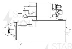 Стартер для а/м BMW 1 F20 (11-)/3 F30 (12-) 1.6T 1,7кВт (LSt 2612)