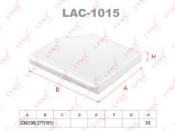 Фильтр салона AUDI A4 07- LAC-1015