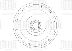 Маховик для а/м MAN F90 (86-)/F90 Unterflur (86-) (FW 819)