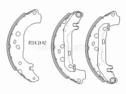Колодки тормозные барабанные Ford Focus 04-11 / Mazda 3 03-09