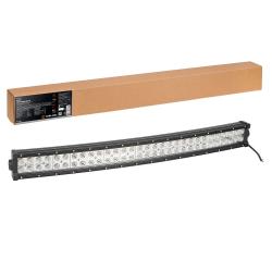 Фара (балка) светодиодная двухрядная изогн., 60LED, комбин.свет, 180Вт, 820х78х60мм, 12/24В, PRO (ALED057)