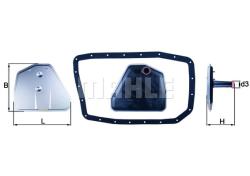 Фильтр АКПП BMW E65/X3 (E83)/X5(E53)/X5(E70)/X6(E71/72) HX162D