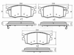 Колодки тормозные (Спереди) Kia Rio 05-11 / Hyundai Accent 06-11 / i20 08-12