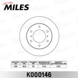 K000146 Диск тормозной MITSUBISHI PAJERO 00- (R16) передний
