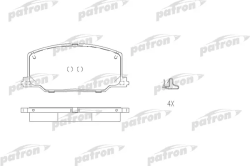 PBP602 Колодки тормозные дисковые