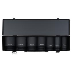 Набор головок ударных 3/4"DR L=90мм, 7пр. (30-55мм) металл.кейс (ATAS417)