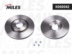 K000042 Диск тормозной CITROEN BERLINGO +ESP/C5/C4/PEUGEOT 207 05>/307 05> передний