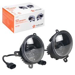 Фара светодиод., четкая свет. граница, 30Вт, Бел., 105х90х95мм, кмпл. 2 шт. (ALED081)