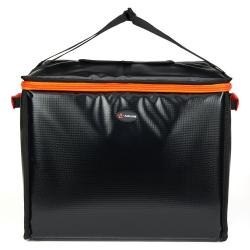 Сумка-холодильник (термосумка) "BIG SIZE", 85 л, 48*48*37 см,горизонтальная, черная (ADCB025)