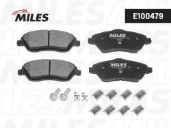 E100479 Колодки тормозные OPEL CORSA C 01>/TIGRA B 04> передние SemiMetallic