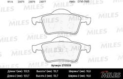 E110508 Колодки тормозные VOLVO S60 00-/S80 98-06/V70 97-/XC70 97- задние SemiMetallic