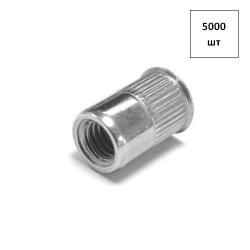 Заклепка резьбовая M 3, потай борт,цинк (насечка) 5000шт FORTLUFT sts030274