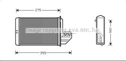 Радиатор отопителя BMW E36 1.6-3.2 90-99 BWA6172