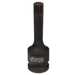 AIRLINE ATAS036 Головка ударная торцевая 1/2&quot; DR внешний SPLINE M12 L=78 мм