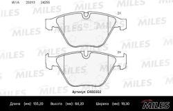 E400302 Колодки тормозные BMW 3 E90/E91/X1 E84 передние LowMetallic
