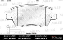 E100108 Колодки тормозные LADA LARGUS/NISSAN NOTE/DUSTER/KANGOO/KAPTURперед.SemiMetallic