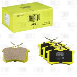 Колодки торм. для а/м VW Polo Sedan (RUS) (10-) диск. зад. (керам.) (PF 1877CR) PRO