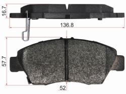 Колодки тормозные (Спереди) Honda Civic 91-06 / Civic Ferio 95-05 / Fit 01-20 / Freed 16-19 / LADA K