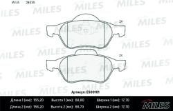 E500101 Колодки тормозные RENAULT MEGANE II/SCENIC II передние Ceramic