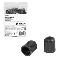 Колпачки на шинный вентиль, черные, пластик (60 шт.) AVC-60-01