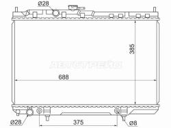 Радиатор Nissan Almera Classic 06-12