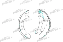 PSP421 Колодки тормозные барабанные