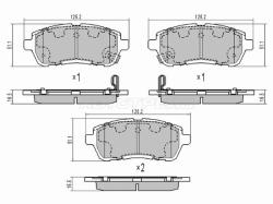 Колодки тормозные (Спереди) Ford Fiesta 08-19 / Mazda Demio 07-14