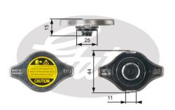 Крышка радиатора LEXUS/MAZDA/MITSUBISHI/TOYOTA 0.9 BAR RC127