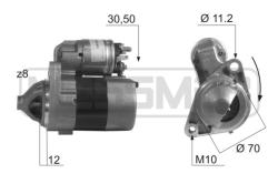 Стартер NISSAN MICRA/NOTE 1.2/1.4 0.9кВт 220495
