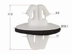 Клипса молдинга кузова TOYOTA/LEXUS (1 шт.)