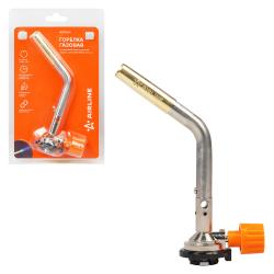 Горелка газовая на цанговый баллон, ручн.поджиг, сопло D12*50мм, металл (ADTG011)