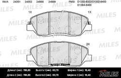 E100148 Колодки тормозные HYUNDAI SANTA FE 05-/KIA SORENTO (XM) 09- перед. SemiMetallic