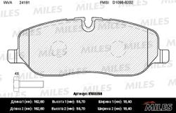 Колодки тормозные LAND ROVER DISCOVERY 04>/RANGE ROVER 02> передние SemiMetallic E100255
