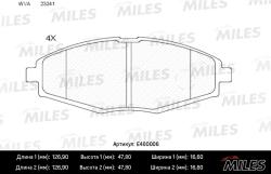 Колодки тормозные DAEWOO NEXIA/LANOS/MATIZ SOHC передние LowMetallic E400006