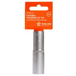 Головка торцевая 1/2" шестигранная 15мм глубокая, пласт.подвес (AT-S12-27)