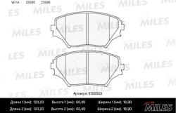 E100503 Колодки тормозные TOYOTA RAV4 II 00-06 передние SemiMetallic