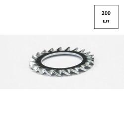 Шайба стопор. D 28,0 DIN 6798 А оц. 200шт FORTLUFT sts032126