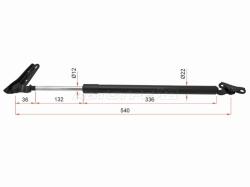 Амортизатор крышки багажника Toyota Nadia 98-03 (Справа)