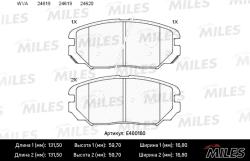 E400160 Колодки тормозные HYUNDAI SONATA V(NF)/KIA OPIRUS 05- передние LowMetallic