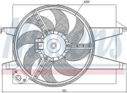 Вентилятор радиатора FORD FOCUS/C-MAX 1.4/1.6 04- 85767