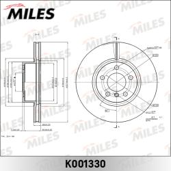 K001330 Диск тормозной BMW X3 F25 10- передний вент.D 328мм