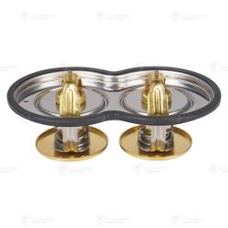 Термостат для а/м Scania 4-series (95-)/5 (P,G,R-series) (03-) (80/80°С) (2 термоэл.) (LT 2707)