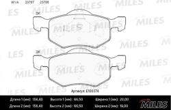 E100374 Колодки тормозные FORD MAVERICK 03>/MAZDA TRIBUTE 00>передние SemiMetallic