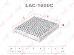 Фильтр салона VOLVO S60/S80/V70/XC70 угольный LAC-1600C