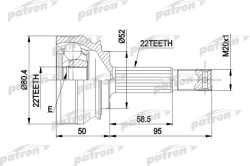 ШРУС PCV1007