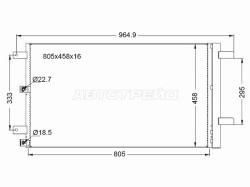 Радиатор кондиционера Ford F150 14- / Lincoln Navigator 17-