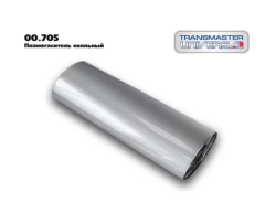 Пламегаситель овальный D-90х160/L-450/d-55 перфорированная труба 00.705